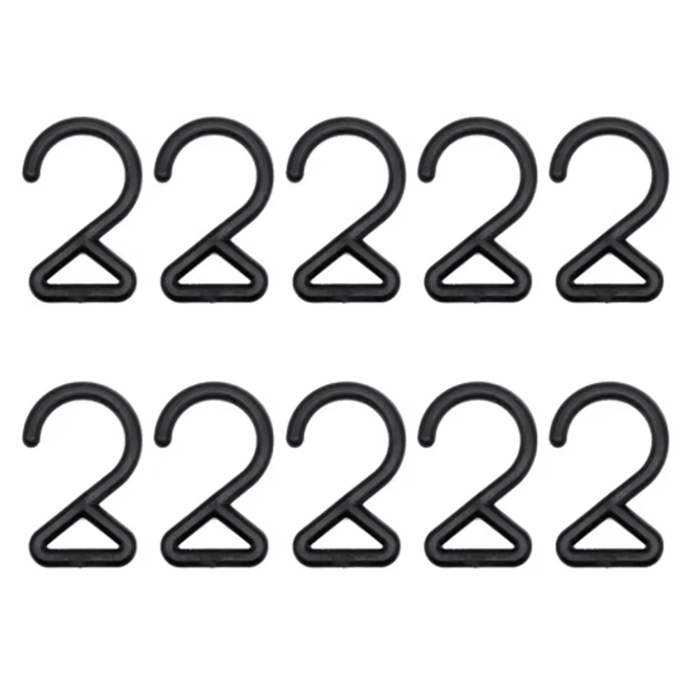10PCS ZShaped Camping Hanging Hooks Portable MultiPurpose Storage Hangers For Outdoor Travel 1