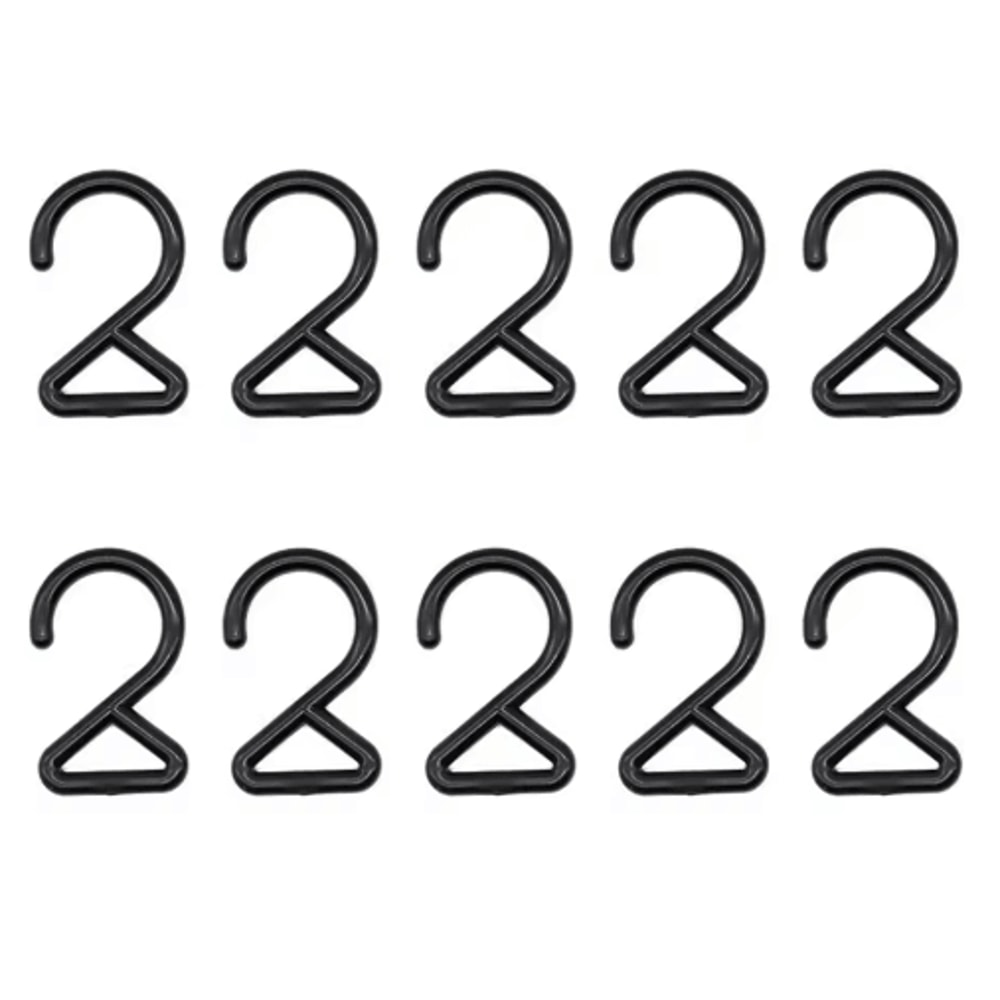 10PCS ZShaped Camping Hanging Hooks Portable MultiPurpose Storage Hangers For Outdoor Travel 2