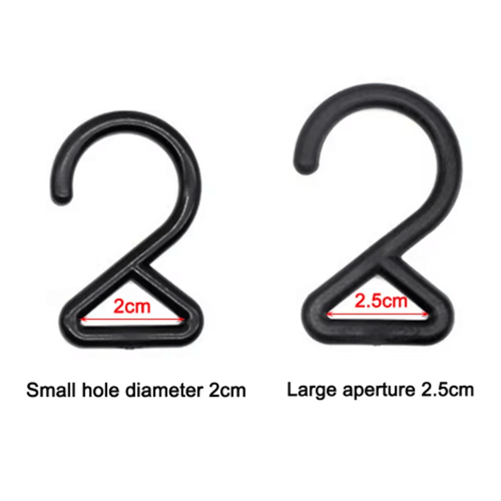 10PCS ZShaped Camping Hanging Hooks Portable MultiPurpose Storage Hangers For Outdoor Travel 4