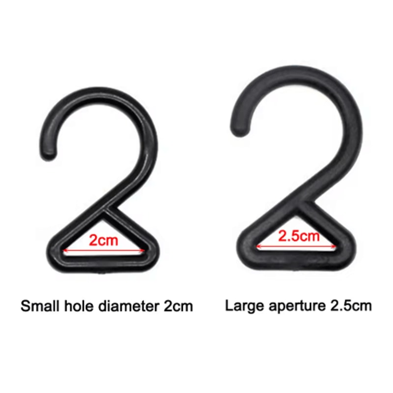 10PCS ZShaped Camping Hanging Hooks Portable MultiPurpose Storage Hangers For Outdoor Travel 4