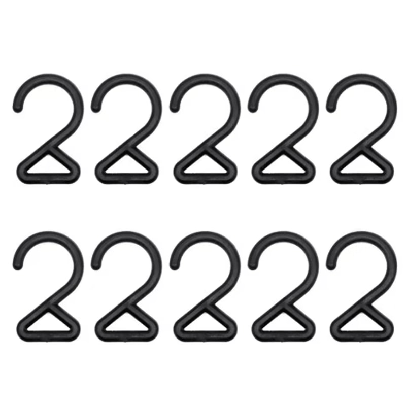 10PCS ZShaped Camping Hanging Hooks Portable MultiPurpose Storage Hangers For Outdoor Travel 7