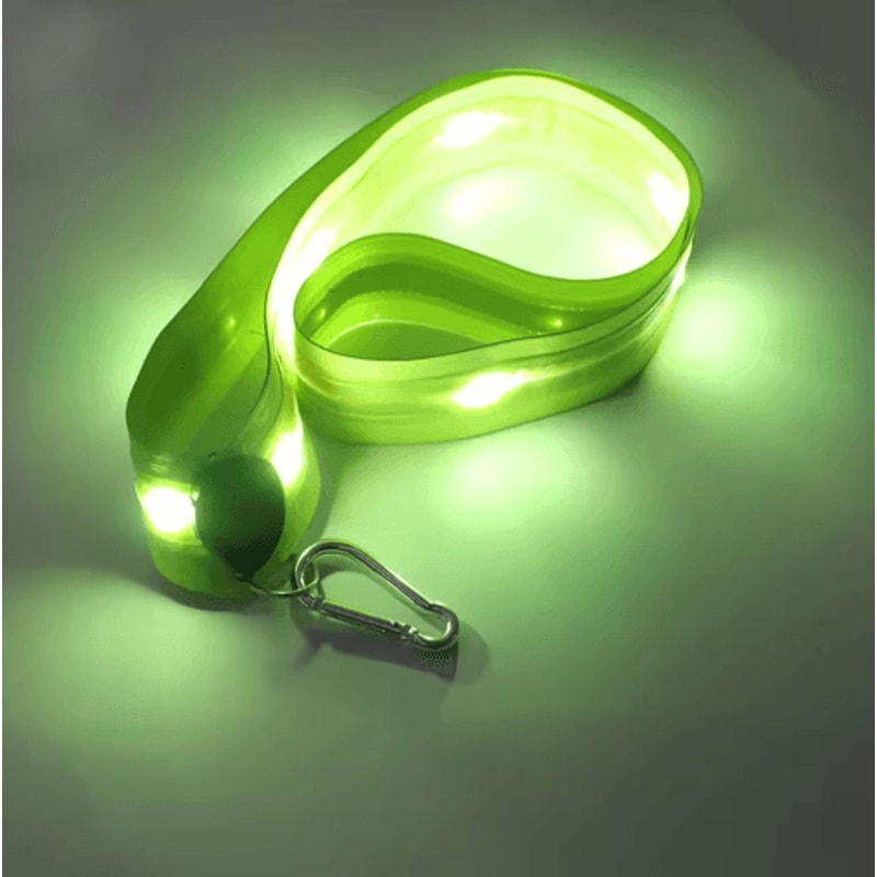 Rechargeable LED Reflective Shoulder Straps Night Safety Running Cycling Gear For Men Women 9