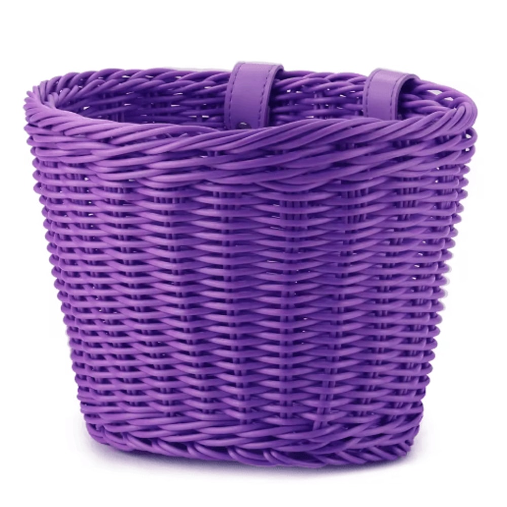 Adjustable Woven Bicycle Front Basket Multifunction Handlebar Bike Basket For Daily Use Gifting 3