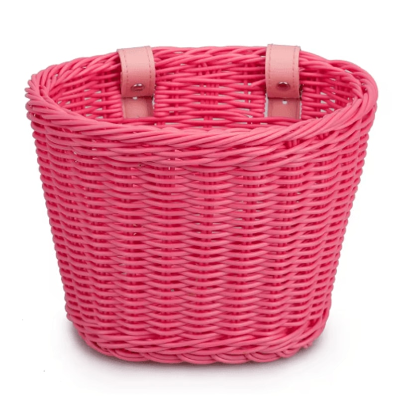 Adjustable Woven Bicycle Front Basket Multifunction Handlebar Bike Basket For Daily Use Gifting 5