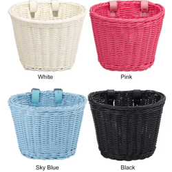 adjustable woven bicycle front basket – multifunction handlebar bike basket for daily use & gifting