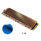 Metal M2 SSD Heatsin NVMe Cooling Radiator With Thermal Silicone Pad For Laptop PC 1