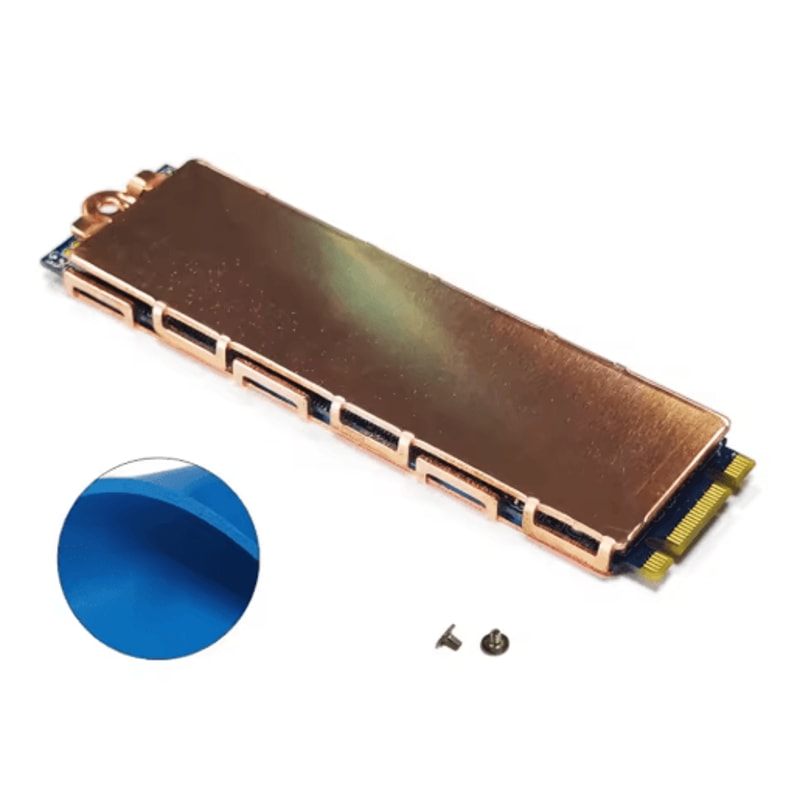 Metal M2 SSD Heatsin NVMe Cooling Radiator With Thermal Silicone Pad For Laptop PC 1