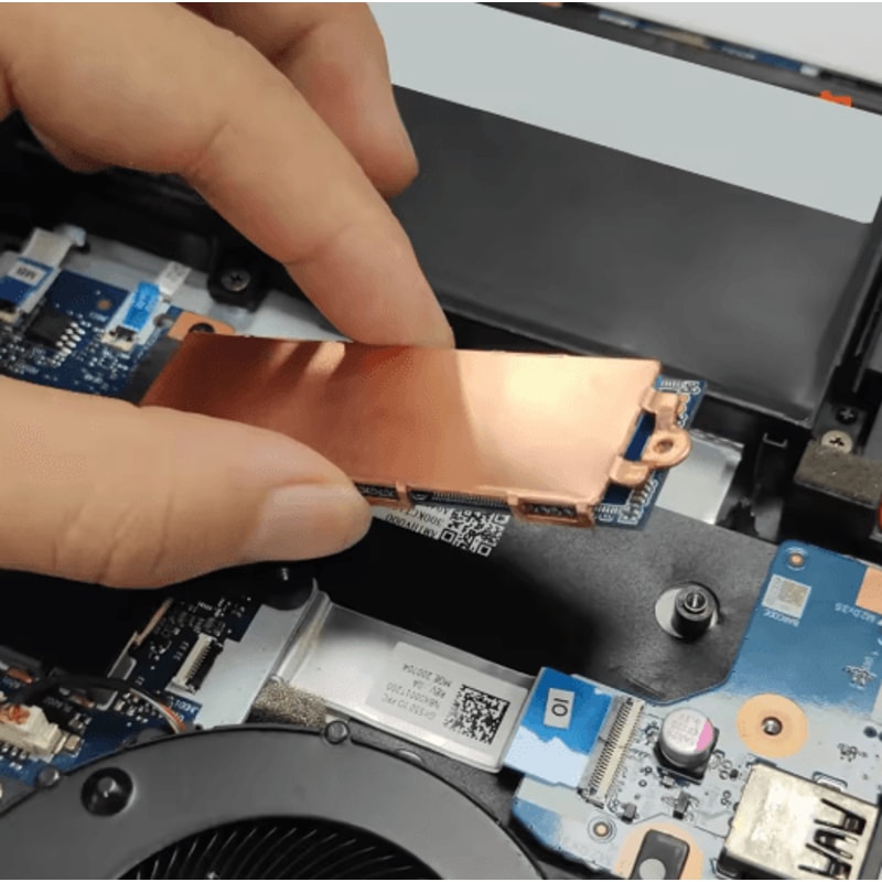 Metal M2 SSD Heatsin NVMe Cooling Radiator With Thermal Silicone Pad For Laptop PC 6