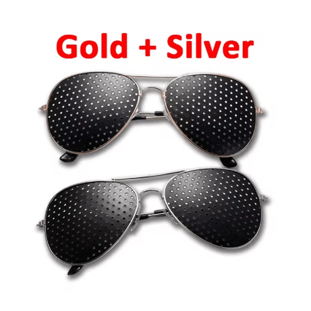 Fashion AntiFatigue Pinhole Glasses For Vision Support 5