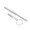 Mini Stainless Steel Telescopic Keychain Ballpoint Pen 2