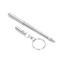 Mini Stainless Steel Telescopic Keychain Ballpoint Pen 2