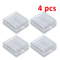 Transparent Hard Plastic CR123 16340 Battery Storage Case 3