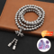 Tactical Steel Bead Survival Bracelet Necklace For Outdoor Protection 7