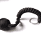 Outdoor Monkey Fist Steel Ball Survival Keychain With Lanyard 13