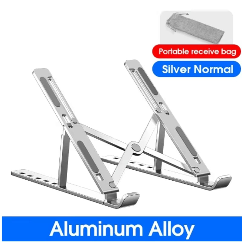 Adjustable Aluminum Laptop Stand With Foldable Cooling Design 4