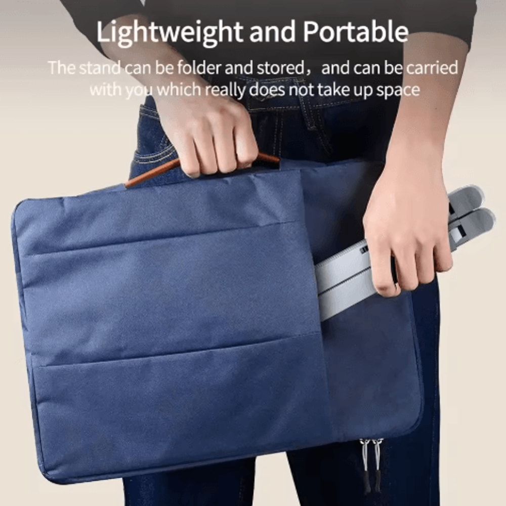 Adjustable Aluminum Laptop Stand With Foldable Cooling Design 5