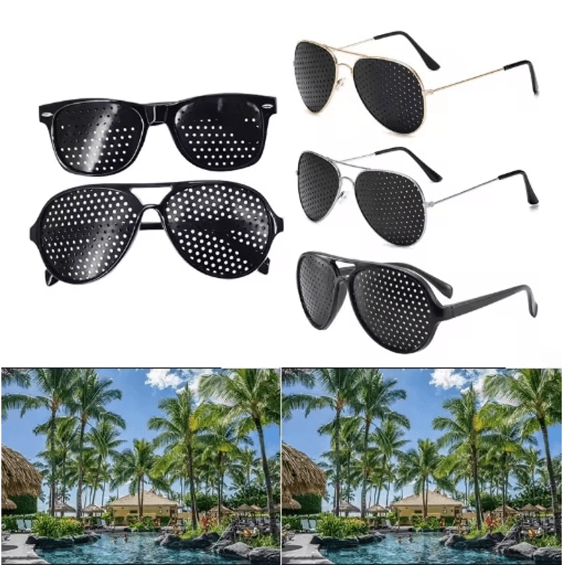 Vision Care Pinhole Corrective Glasses For Eye Fatigue Relief 0