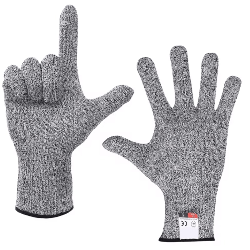 HPPE Level 5 Cut Resistant Safety Gloves For Work Kitchen Use 1