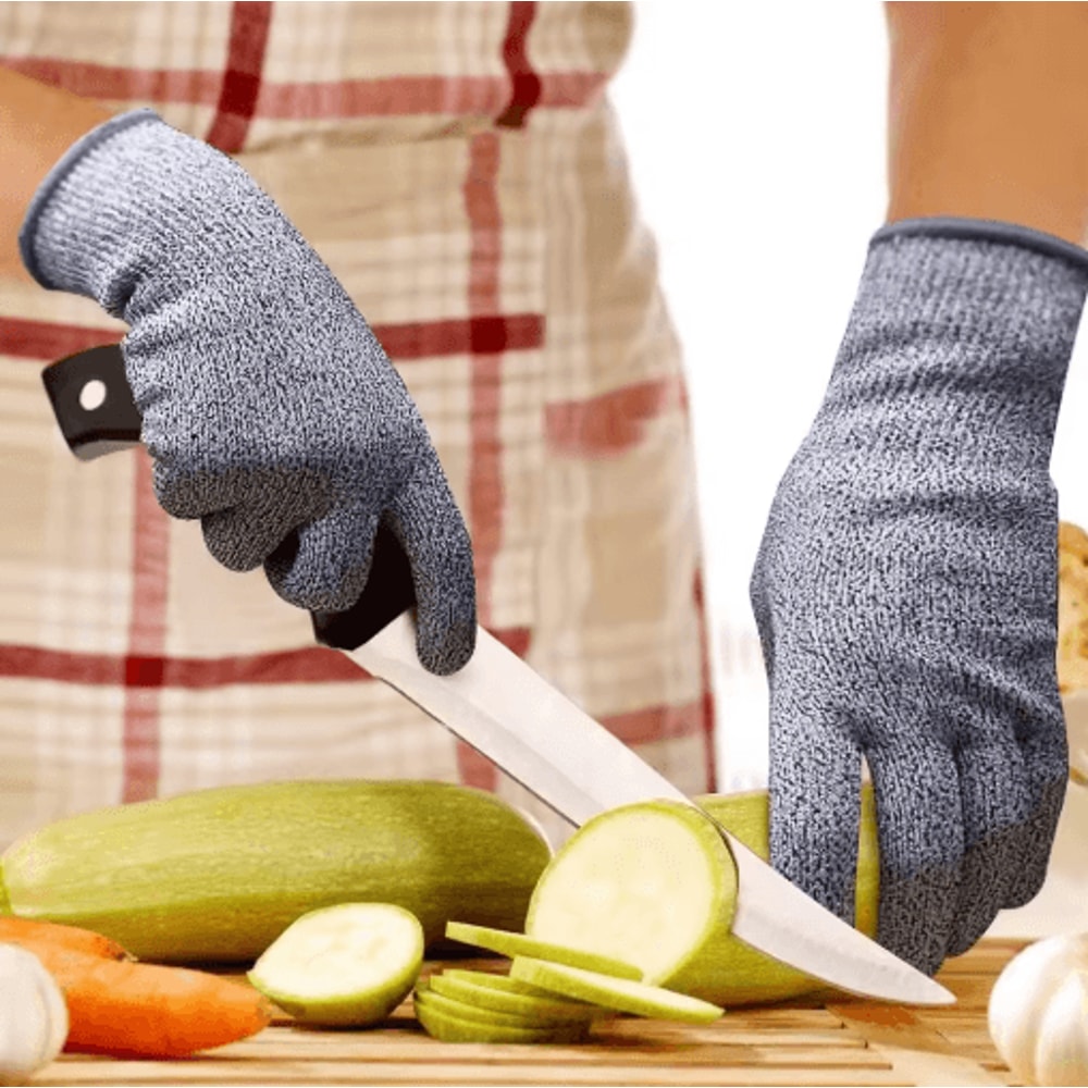 HPPE Level 5 Cut Resistant Gloves For Kitchen Industrial Safety 4