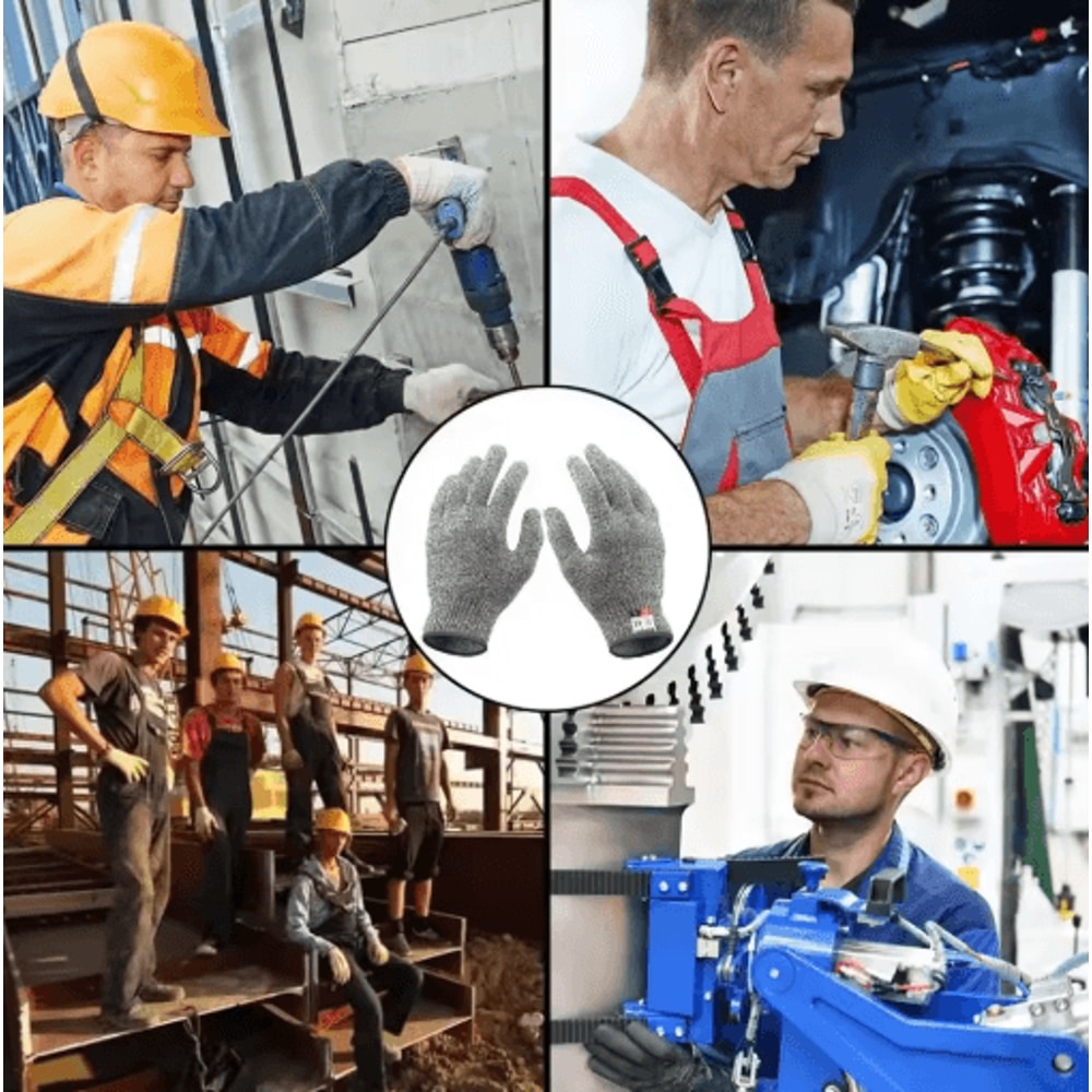 HPPE Level 5 Cut Resistant Gloves For Kitchen Industrial Safety 0