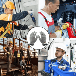 hppe level 5 cut resistant gloves for kitchen & industrial safety