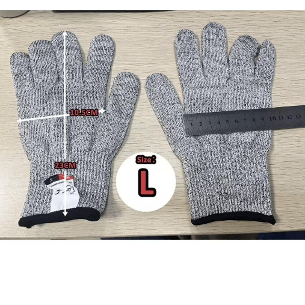 HPPE Level 5 Cut Resistant Gloves For Kitchen Industrial Safety 8