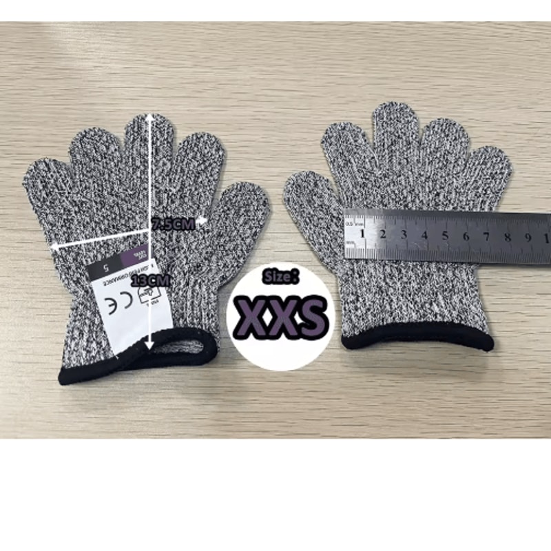 HPPE Level 5 Cut Resistant Gloves For Kitchen Industrial Safety 11