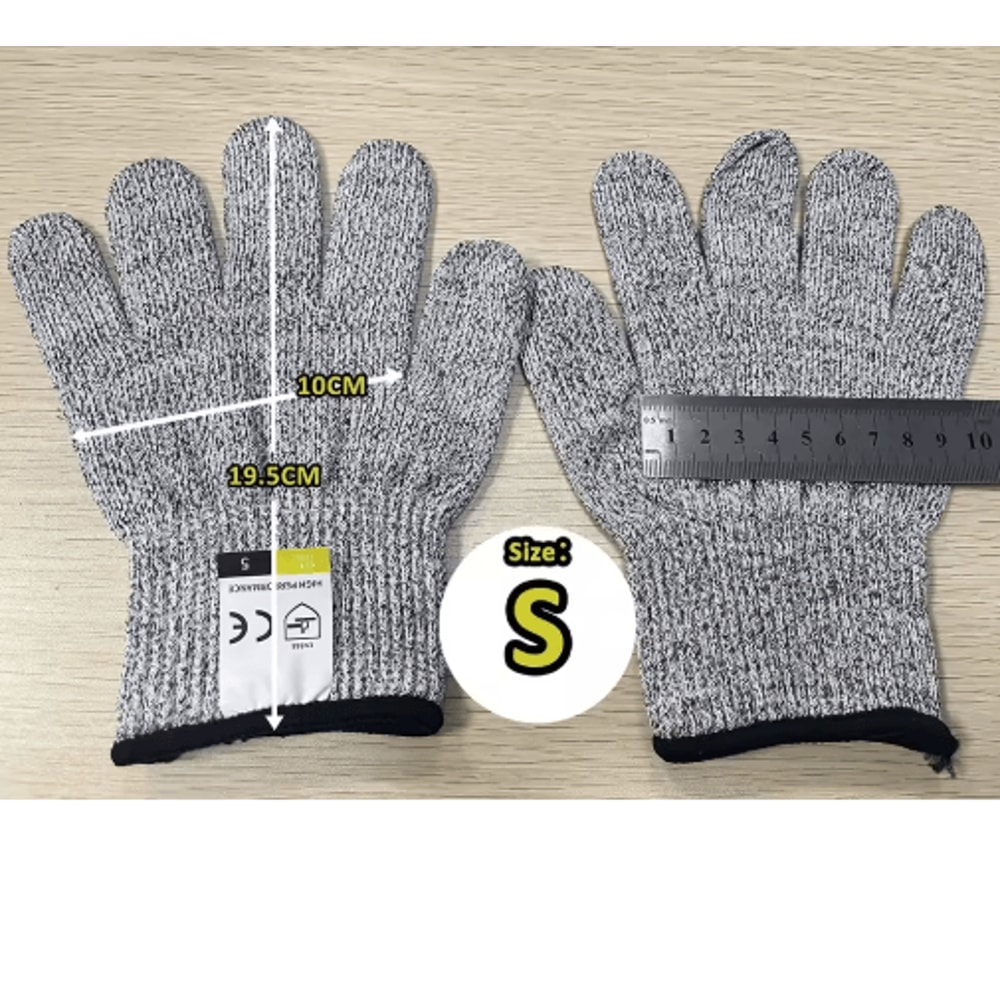 HPPE Level 5 Cut Resistant Gloves For Kitchen Industrial Safety 12