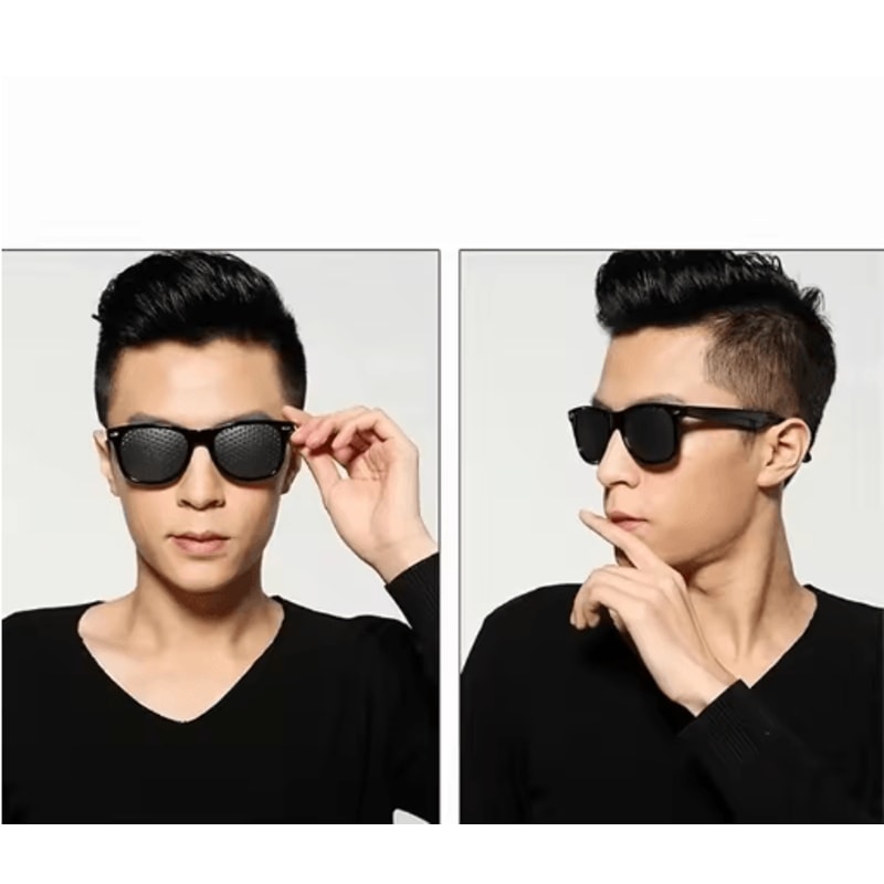 AntiMyopia Pinhole Glasses For Vision Support Eye Relaxation 11