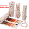 Canvas Roll Up Pencil Case For Pens Brushes School Supplies 12