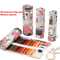 Canvas Roll Up Pencil Case For Pens Brushes School Supplies 16