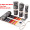 Canvas Roll Up Pencil Case For Pens Brushes School Supplies 9