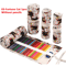 Canvas Roll Up Pencil Case For Pens Brushes School Supplies 21