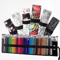 Canvas Roll Up Pencil Case For Pens Brushes School Supplies 27