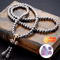 Tactical Titanium EDC Necklace With Steel Buddha Bead Chain 3