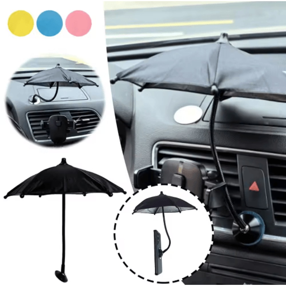 Magnetic Mini Phone Umbrella With 360 AntiGlare Sun Shade 7