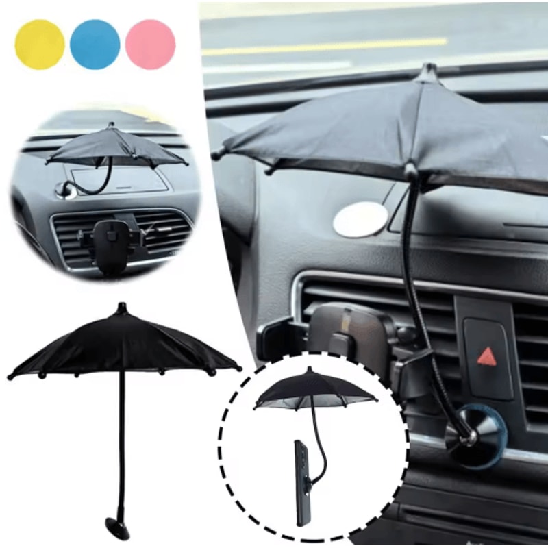 Magnetic Mini Phone Umbrella With 360 AntiGlare Sun Shade 7