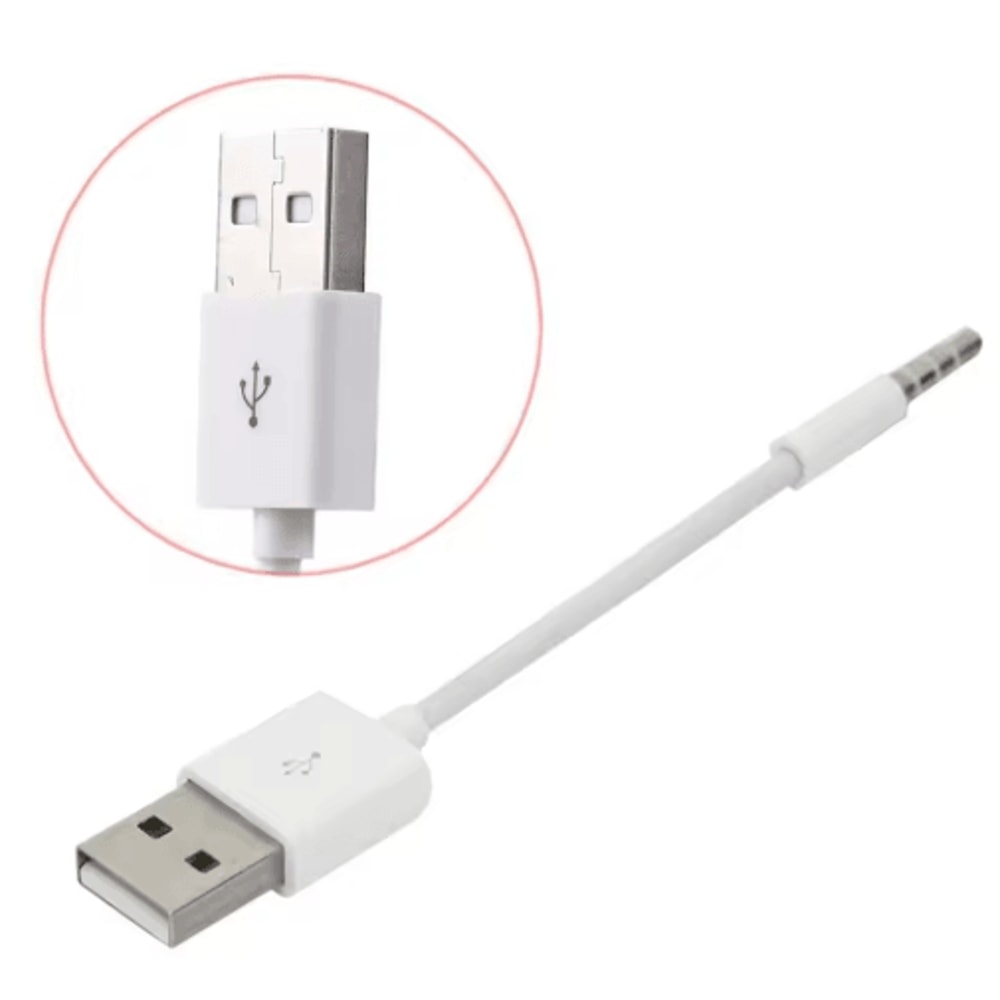 USB Charging Sync Audio Cable For IPod Shuffle 3rd 4th Gen 3