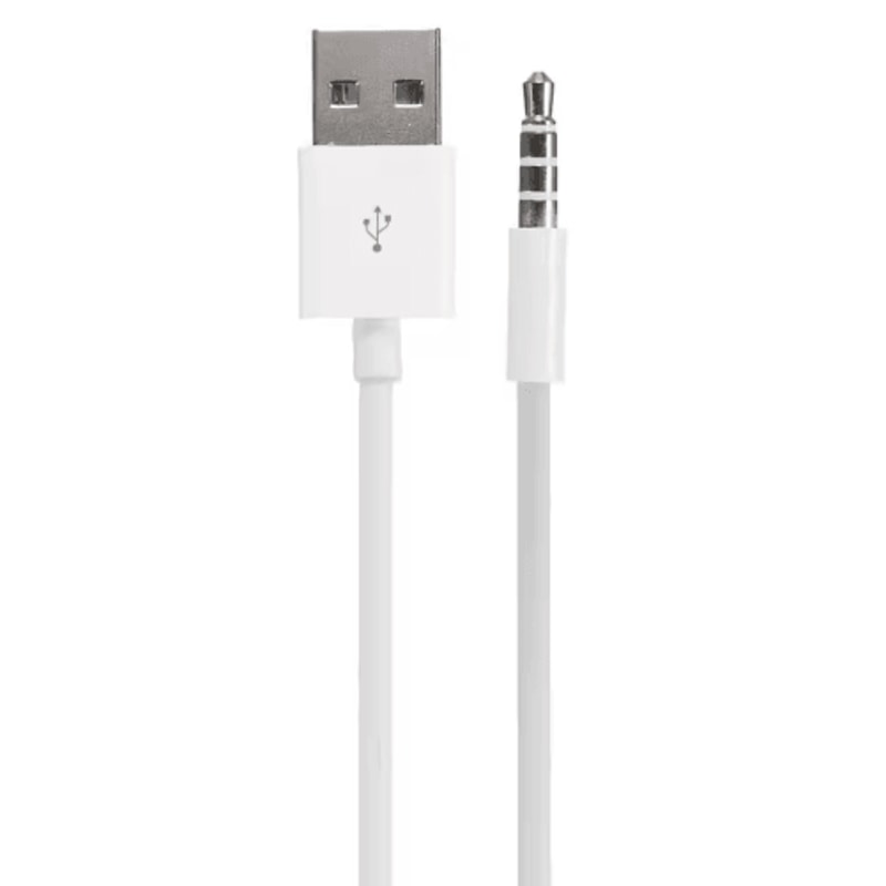 USB Charging Sync Audio Cable For IPod Shuffle 3rd 4th Gen 4