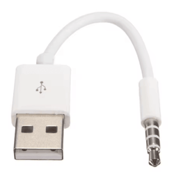 usb charging & sync audio cable for ipod shuffle 3rd & 4th gen