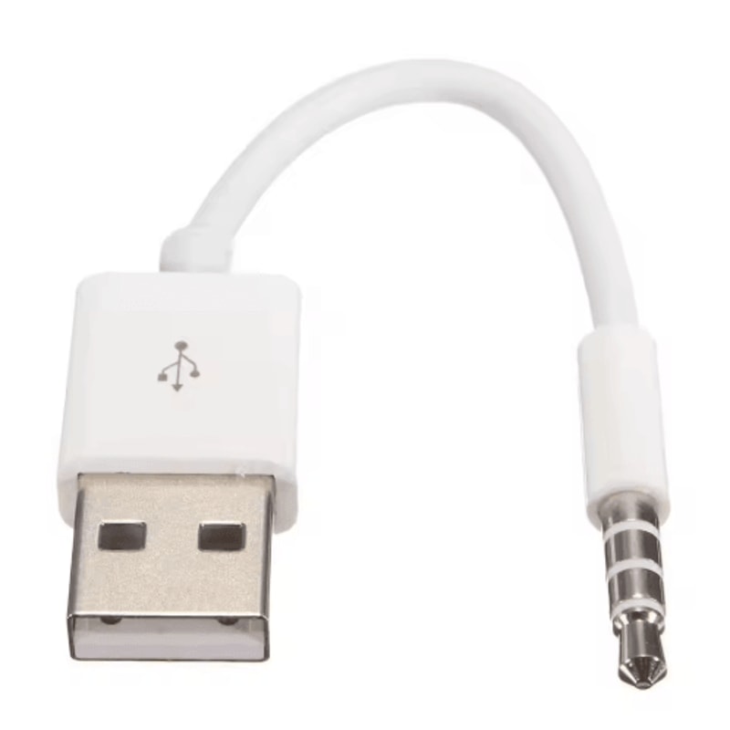 USB Charging Sync Audio Cable For IPod Shuffle 3rd 4th Gen 0
