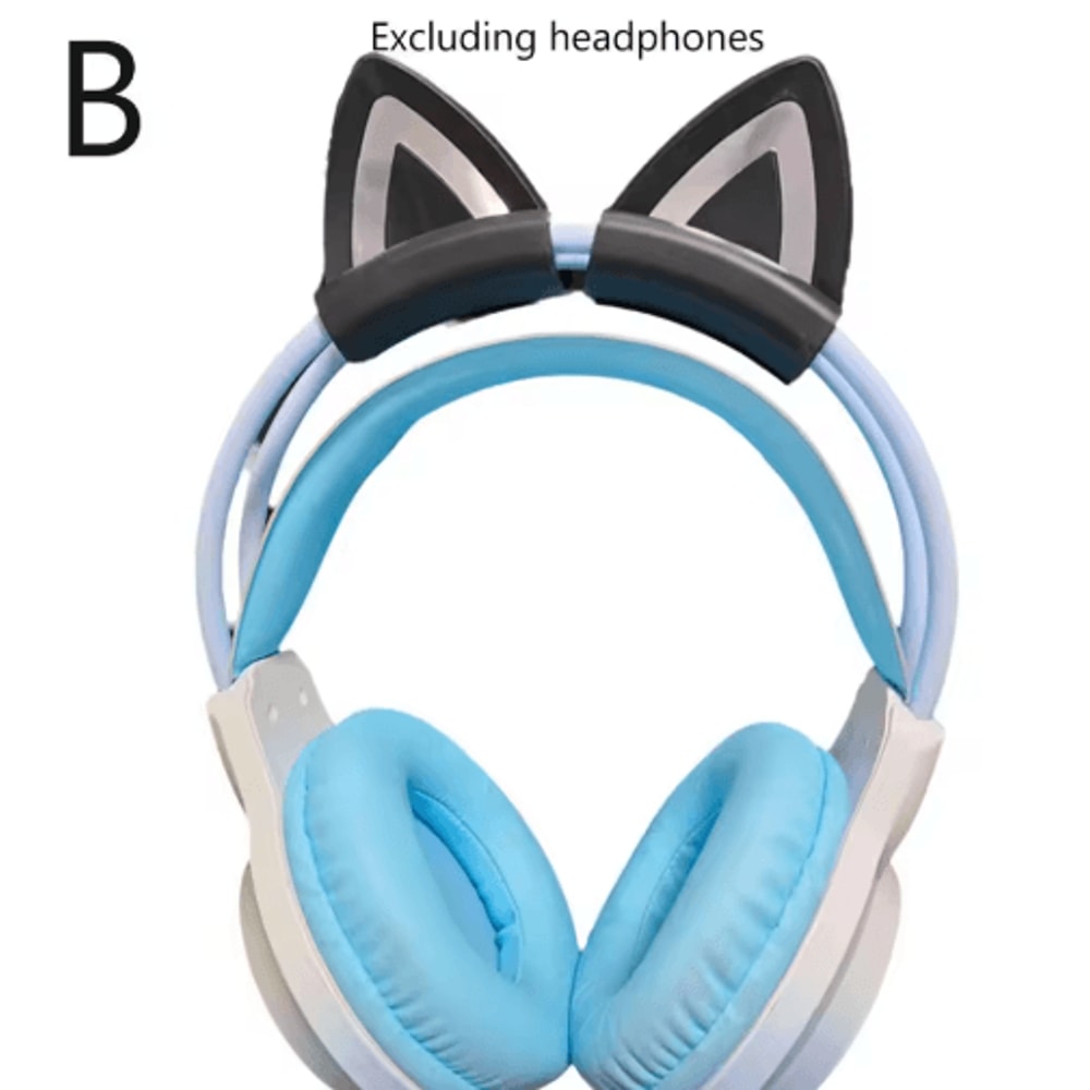 Cute Silicone Cat Ear Accessories For Gaming Headsets 1