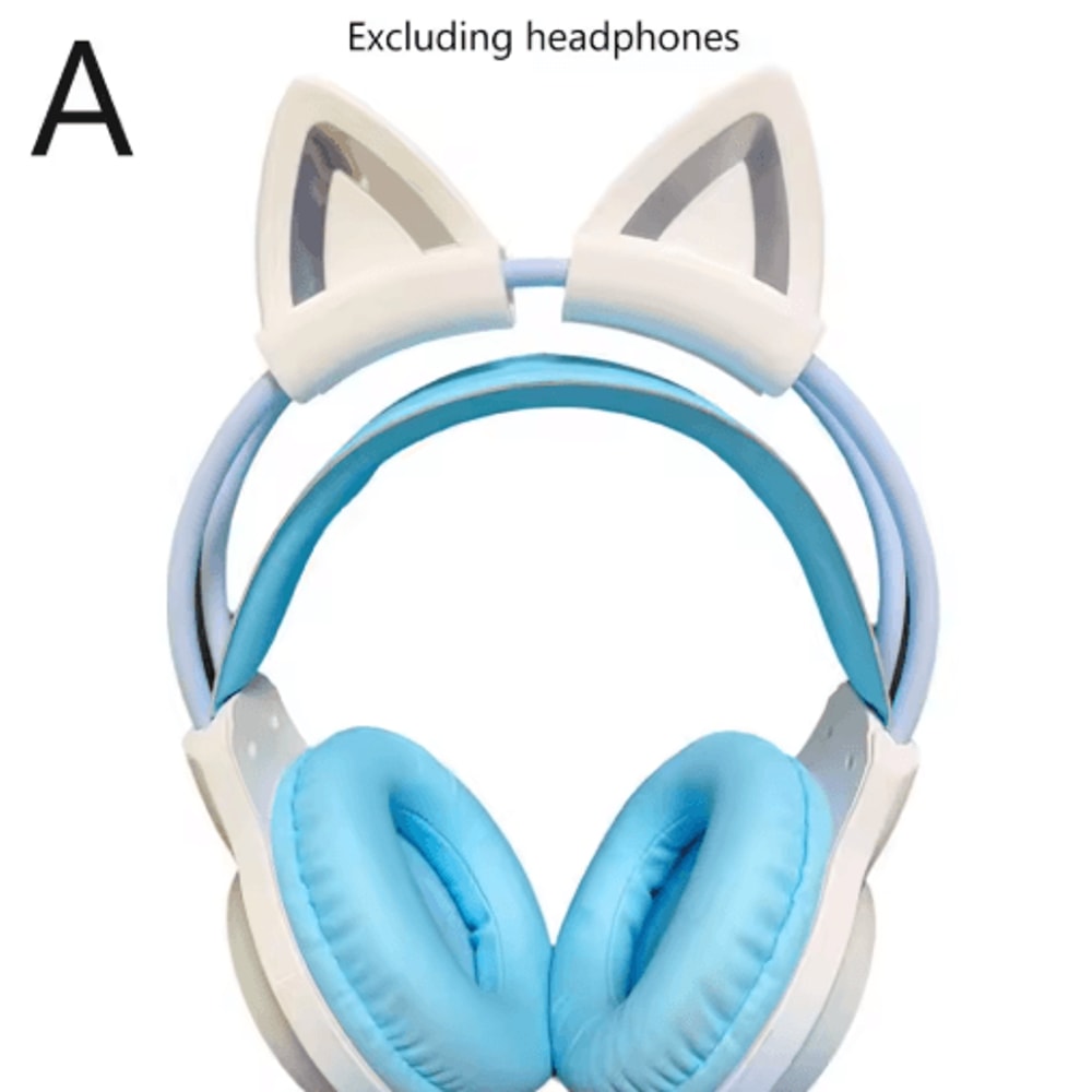 Cute Silicone Cat Ear Accessories For Gaming Headsets 2