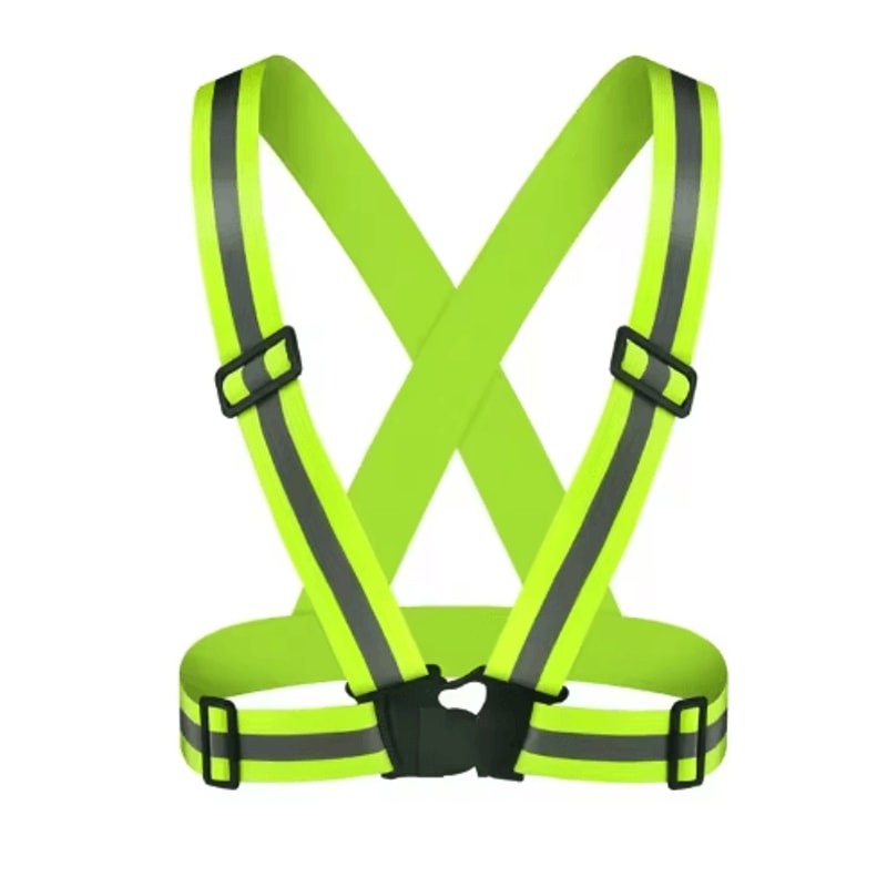 Adjustable Reflective Safety Vest For Running Cycling Night Walking 4