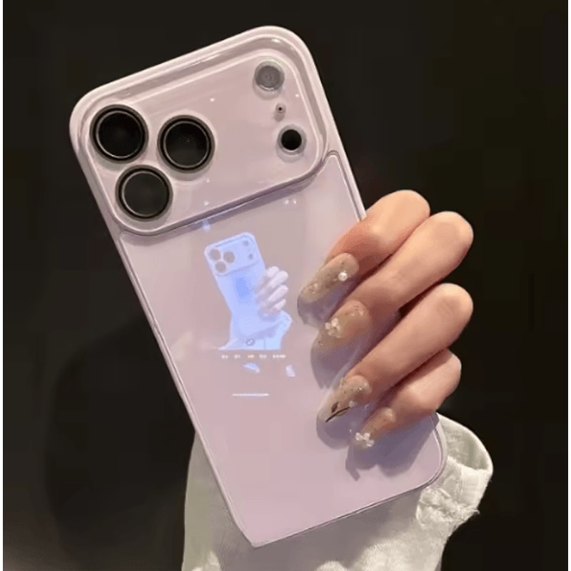 Luxury Tempered Glass Shockproof Case For IPhone With Camera Protection 4
