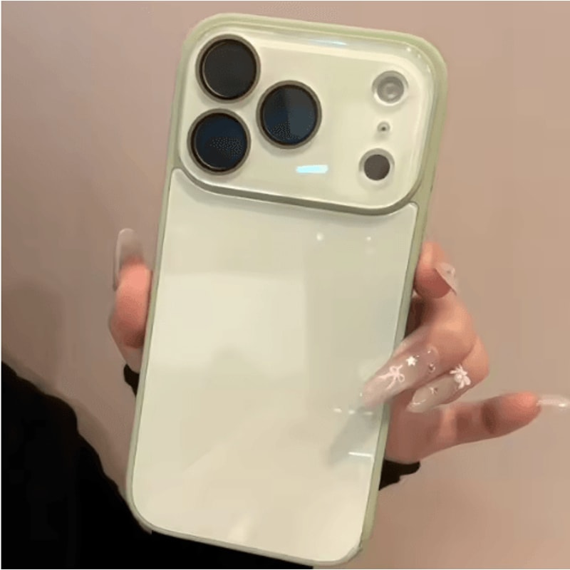 Luxury Tempered Glass Shockproof Case For IPhone With Camera Protection 5