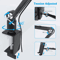 360 Foldable Aluminum Monitor Stand For Portable Screens Tablets 5