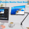 360 Foldable Aluminum Monitor Stand For Portable Screens Tablets 6