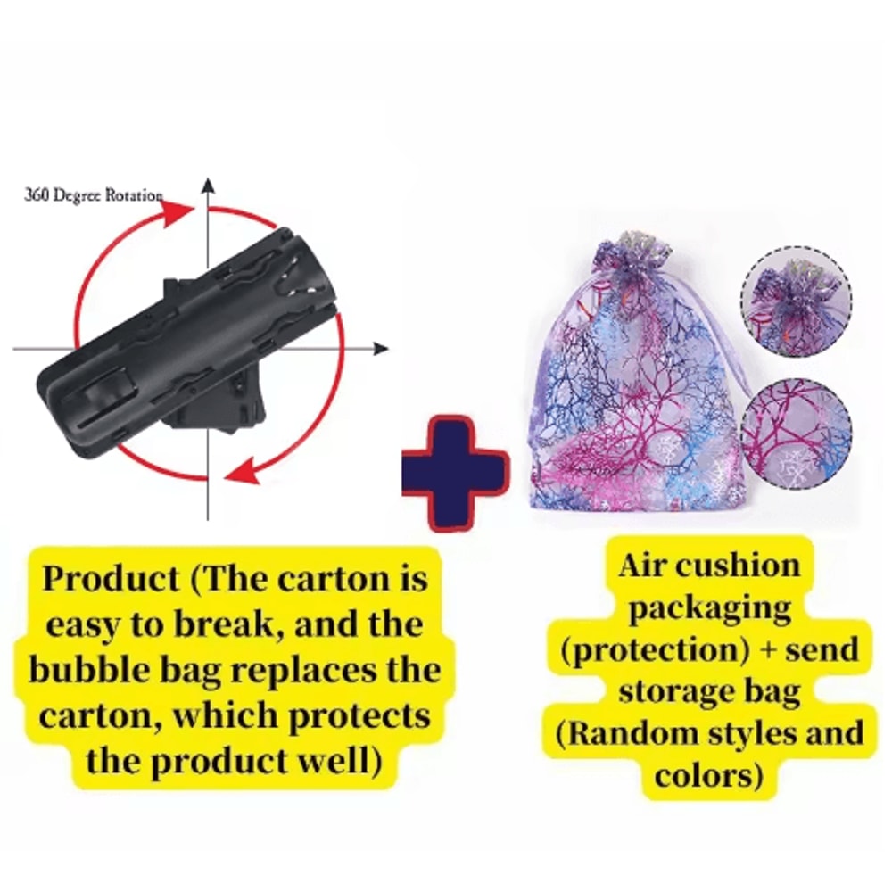 360 Rotating Retractable Baton Holster For Tactical Outdoor Carry 3