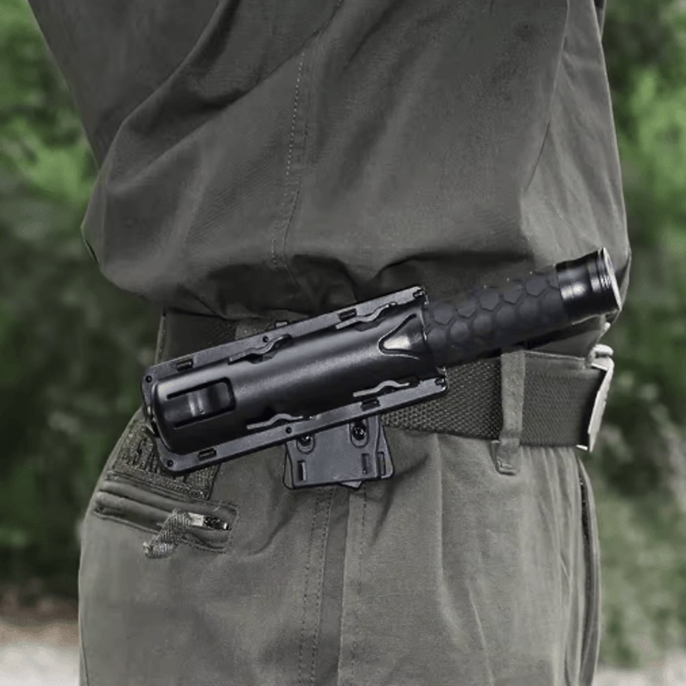 360 Rotating Retractable Baton Holster For Tactical Outdoor Carry 5